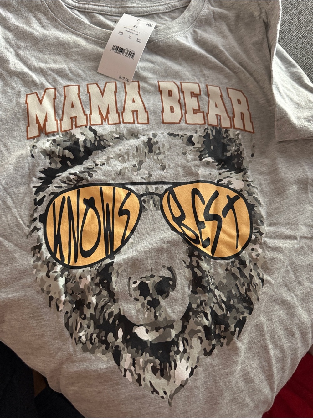 Zoe + Liv MAMA BEAR KNOWS TEST T-shirt XS Target